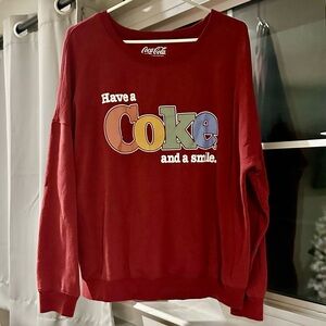 Coca Cola Red Crew Neck Sweater